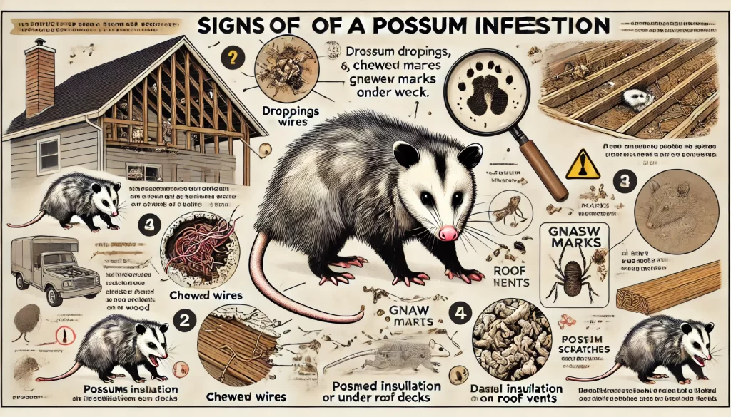 Signs of a Possum Infestation